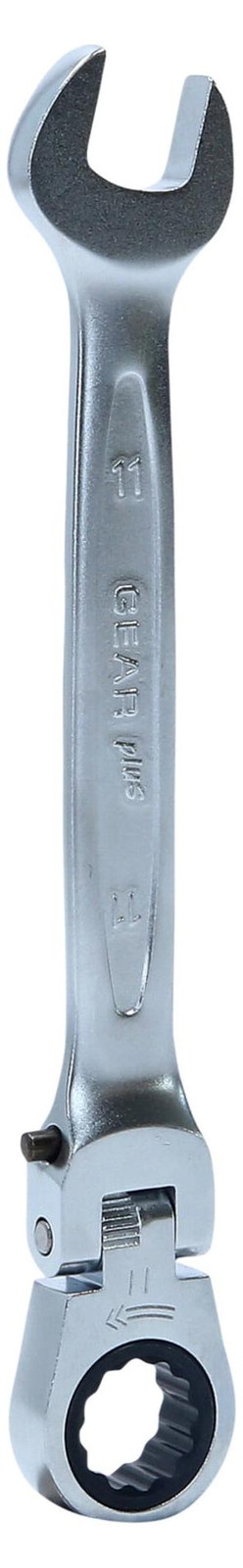 KS Tools Schroefsleutel voor scharnieren GEARplus, 11 mm, 96,04 Nm, verchroomd, satijnmat met vergrendeling