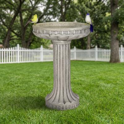 Meedzom Outdoor Bird Bath Baths for Home Garden Patio Yard Decor