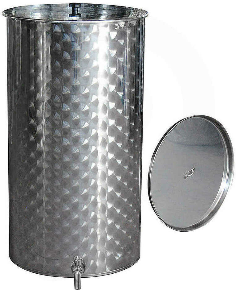 Polsinelli Serbatoio Inox vino 300 L galleggiante a olio