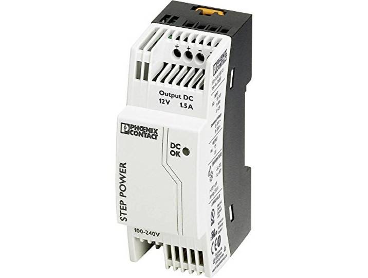 Phoenix Contact Voeding STEP-PS/ 1AC/12DC/1.5, 2868567
