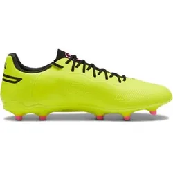 PUMA Herren Fussball-Rasenschuhe KING PRO FG/AG, Größe 43 in Gelb Gelb
