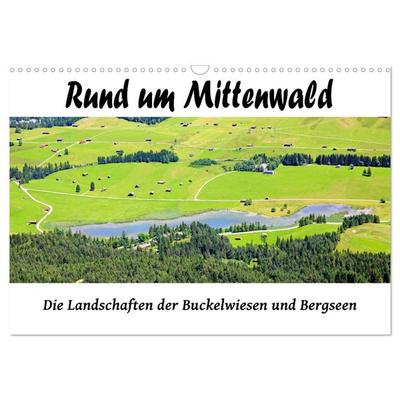 Rund um Mittenwald (Wandkalender 2026 DIN A3 quer), CALVENDO Monatskalender