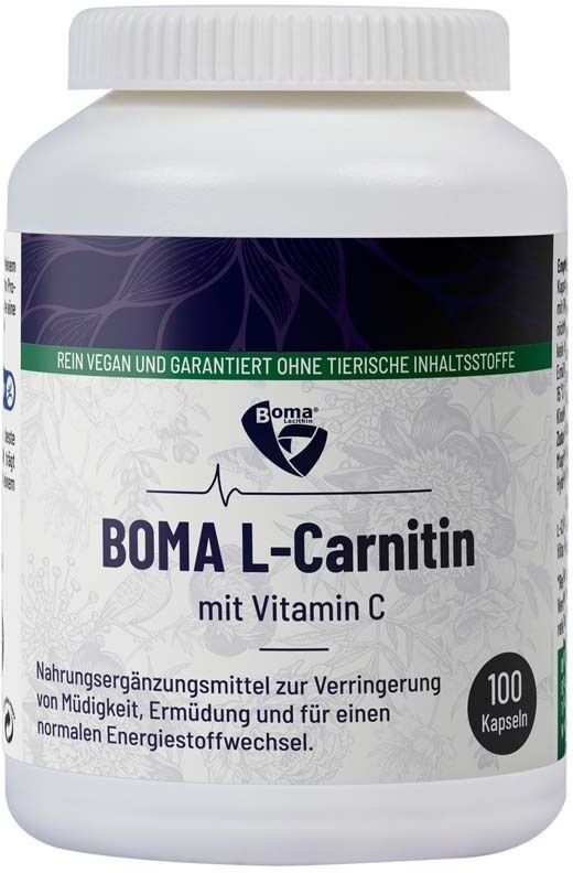 Boma Lecithin L-Carnitin 500 Kapseln 100 St