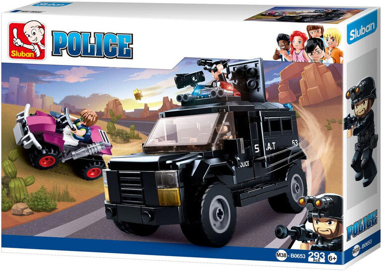 Police : Camion Swat 293 pcs - Sluban
