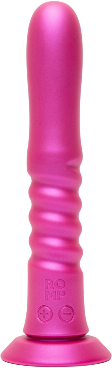 ROMP Jiggle - thrusting vibrator with suction cup (pink)