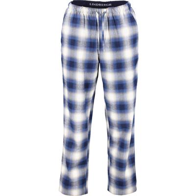 Pyjamahose LINDBERGH "Pyjamahose Comfort Fit", Herren, Gr. M, blau (denim blau), Obermaterial: 100% Baumwolle, bequem, Hosen Pyjamahose