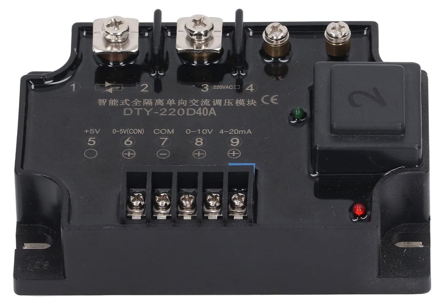 Lustrens Enkelfasige Spanningsregelaar 220V 40A met LED-indicator
