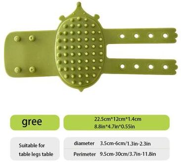 Inspired Living PurrSpa Self Grooming Cat Corner Brush & Hair Remover 2pcs Green