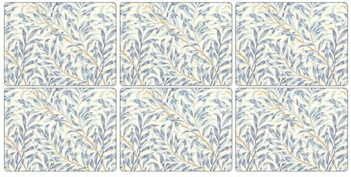 Morris & Co Willow Bough Blue Placemats Set of 6
