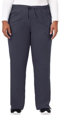 Plus Size Women's Jockey Scrubs Women's Extreme Comfy Pant by Jockey Encompass Scrubs in Charcoal (Size M(10-12))