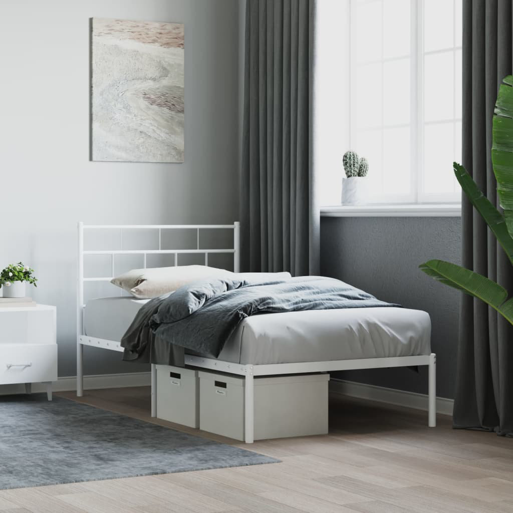 17 Stories Naome Bed White 75 x 190cm