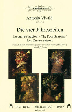 Dr. J. Butz Musikverlag Vivaldi 4 Jahreszeiten Orgel