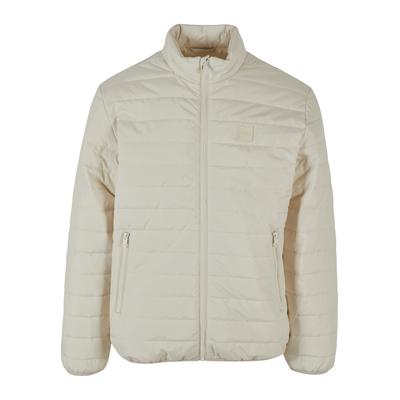 Funktionsmantel URBAN CLASSICS "Urban Classics Herren Light Bubble Jacket", Herren, Gr. M, sandweiß, 100% Polyester, Mäntel