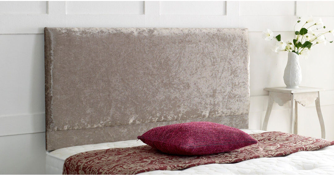 Rosdorf Park Sherwood Upholstered Velvet Headboard Champagne Single (3')