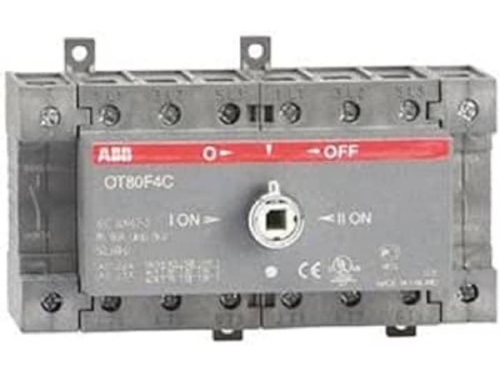 abb Entrelec ot80 F4 C – schakelaar switch ot80 F4 contacten montage op profiel DIN