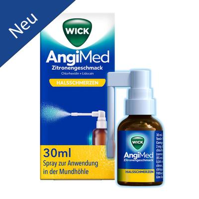 Wick AngiMed Zitronengeschm.2mg/ml+0,5mg/ml Spr. 30 ml Spray