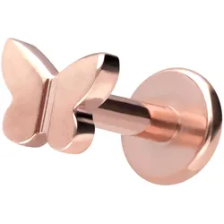 Titan Labret mit Innengewinde SCHMETTERLING