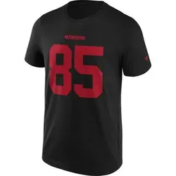 FANATICS Herren Fanshirt San Francisco 49ers Graphic T-Shirt Kittle 85, Größe S in Schwarz Schwarz