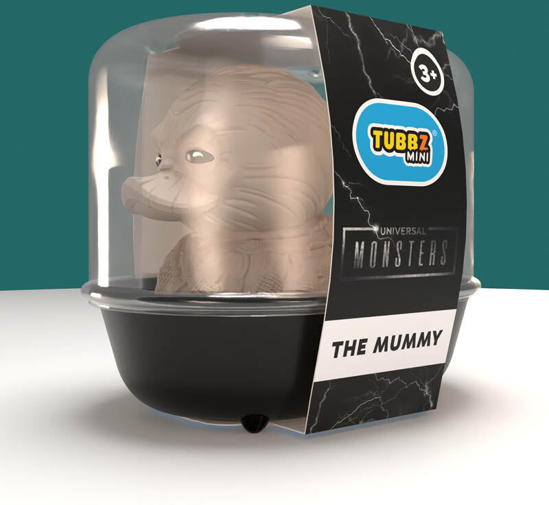 Universal Monsters The Mummy Mini TUBBZ Collectable Figure by Numskull Designs, 5 cm tall, PVC, Horror Icon
