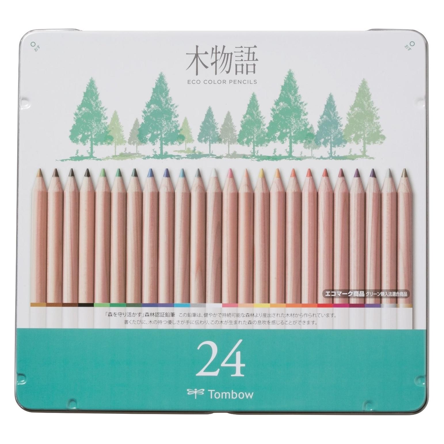 Tombow Farveblyant Eco i metal ske ass (24) (24x) (CB-RS-24C)