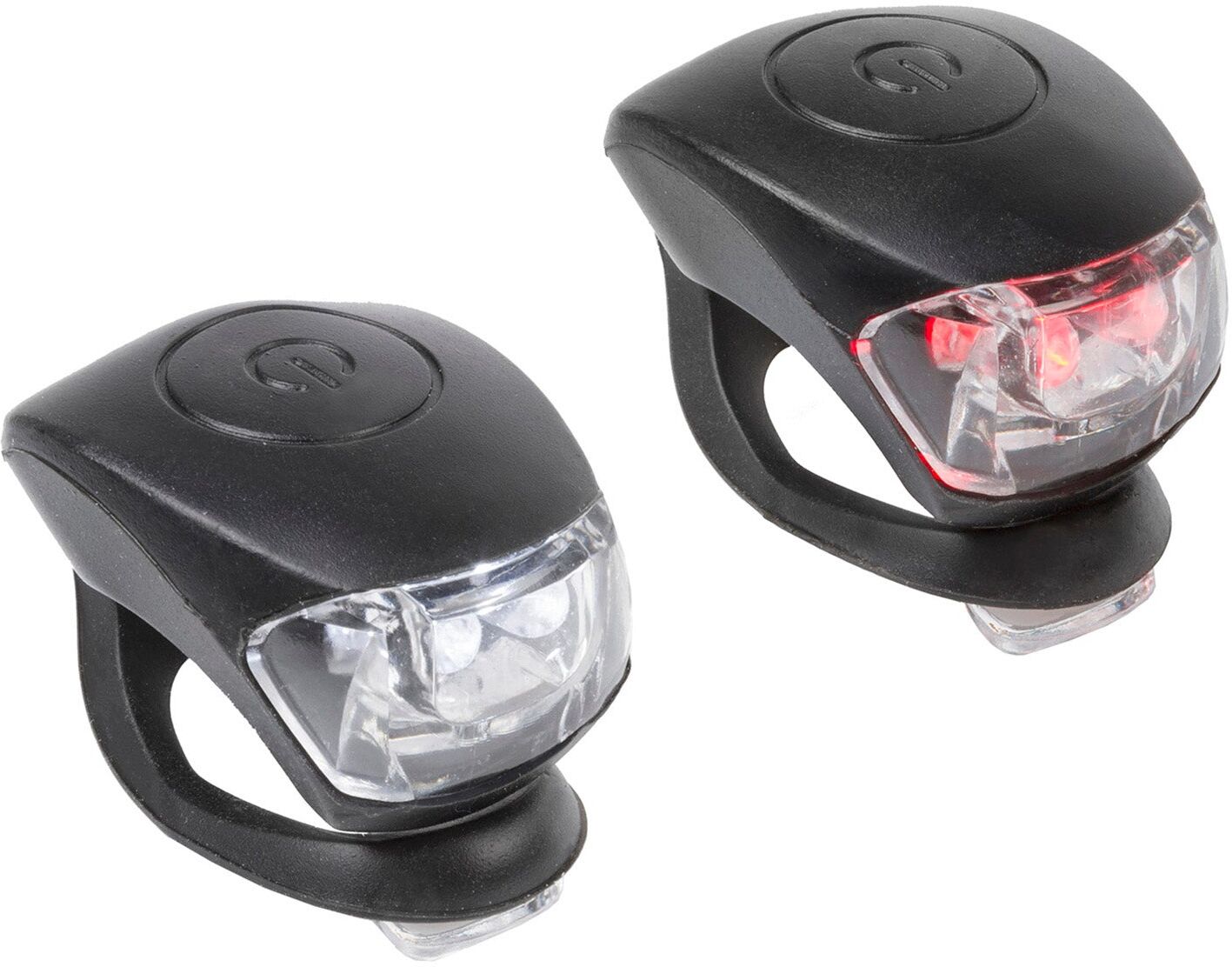 M-Wave Cobra Iv Led-Cykellygtesæt – Sort