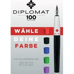 Diplomat Füllhalter CLR lack F schwarz
