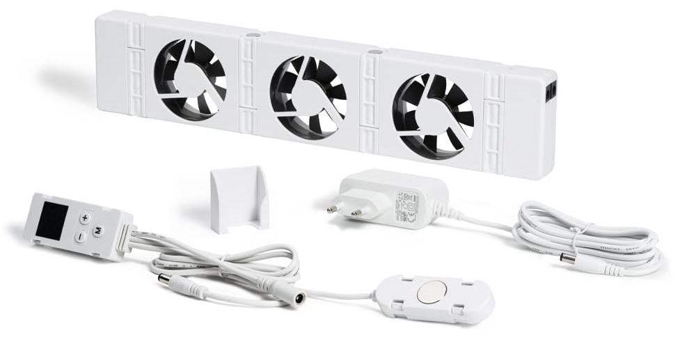 Selius Radiator Ventilator met Control Sensor Mono Set voor sneller verwarmen