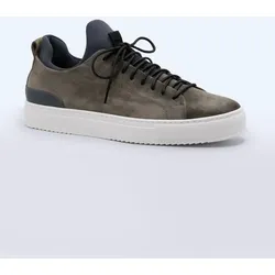 emilio adani Herren Sneaker mit Neopren-Einsatz Grün regular uni - 40