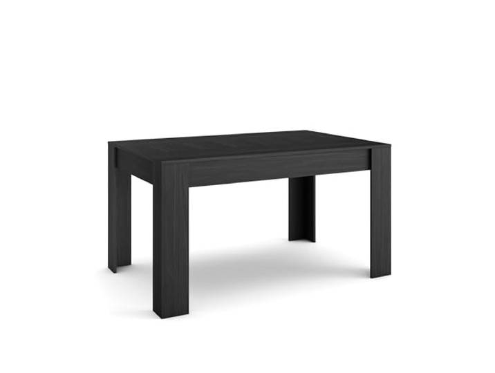 Skraut Home Esszimmertisch Küchentisch, Esstisch 140x90x76 cm Für 6 Gäste Stubentisch Moderner Stil Schwarz
