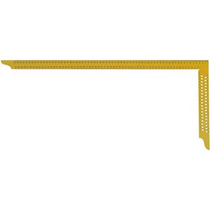 Hedue Zimmermannswinkel ZY, Y072, 700mm, pulverbeschichtetem Stahl, Anreißlöcher, mm-Skala