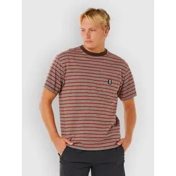 Rip Curl Search Stripe T-Shirt coffee Gr. S