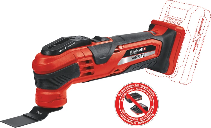 EINHELL Oszillierende Schleifmaschine AKU VARRITO solo, 4465160 (ohne AKKU)