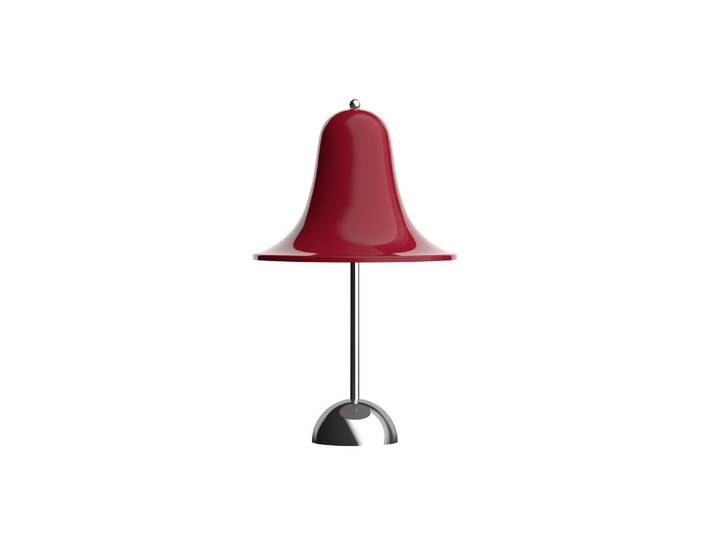 Tafellamp Pantop, dimbaar, rood, Woon-/ Eetkamer, metaal, Design, Tafellamp