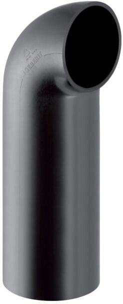 Geberit Pe Bogen 367876161 DN 100, 90Grad, mit langem Schenkel, kleiner Radius, PE-HD
