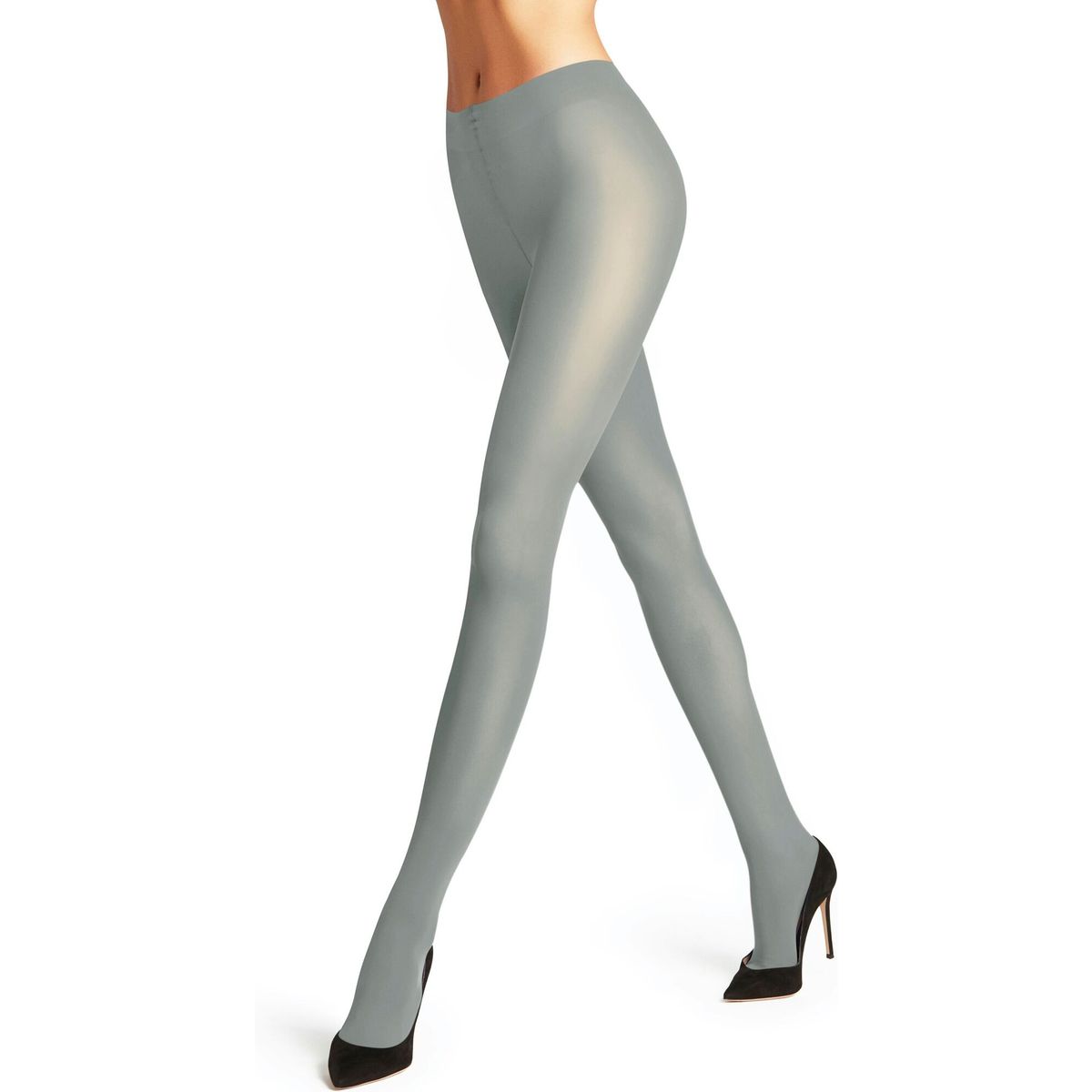 Falke Pure Matt 50 DEN Damen Strumpfhose silver (3462) M 43150-3462-M