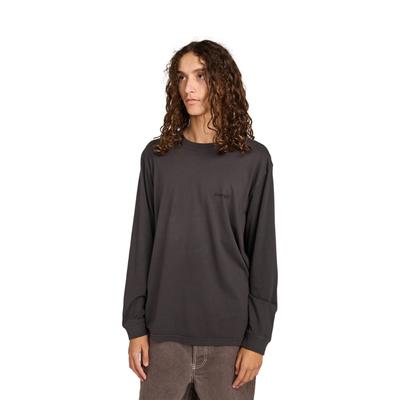 Longtop ELEMENT "Lowcase Pigment", Herren, Gr. XL, schwarz (off schwarz), Obermaterial: 100% Baumwolle., Tops Shirt