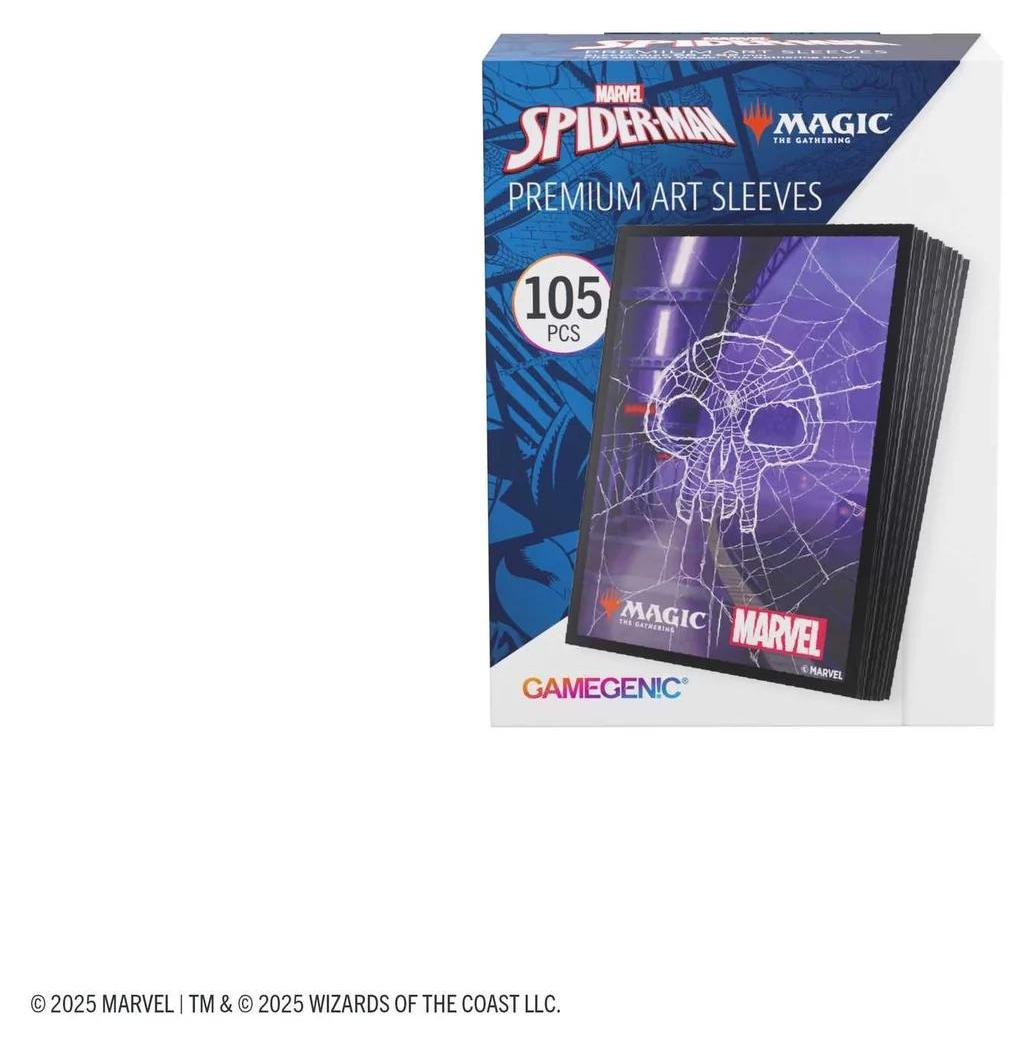 Gamegenic MTG Marvel's Spider-Man Premium Art Sleeves – Spider-Man Lands Series