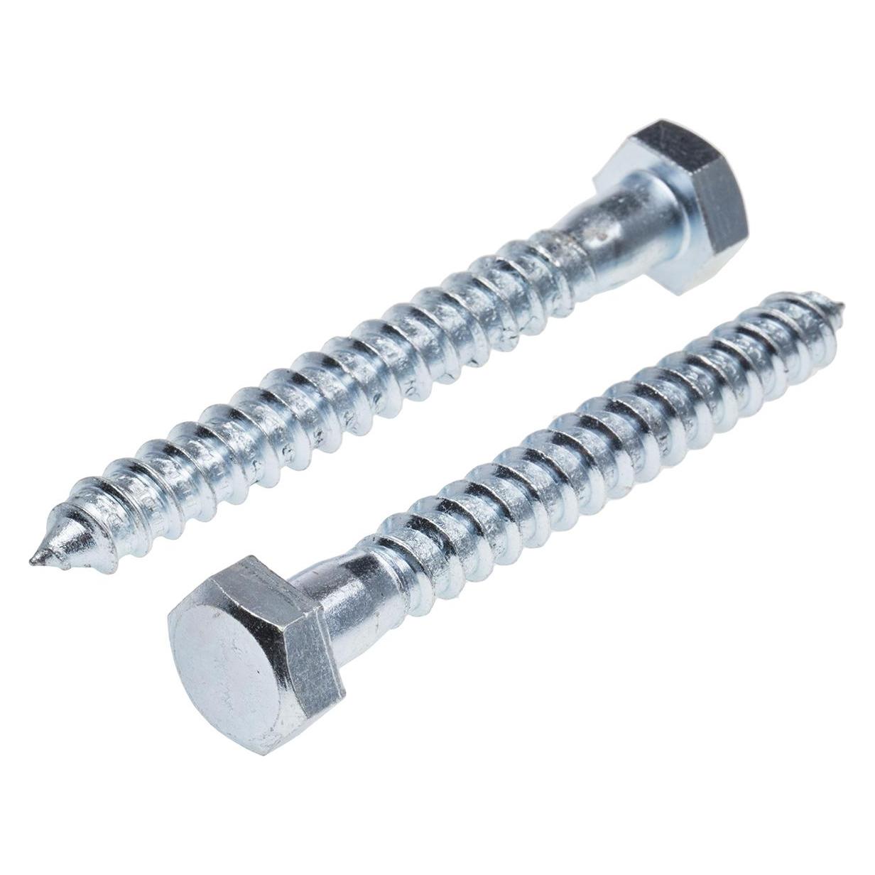 RS PRO Holzschrauben Sechskant 10x80mm (25 Schrauben pro Stück) (825095)