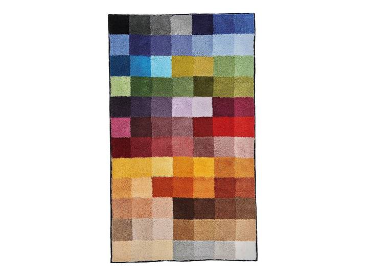 Tapis de bain Cubetto 85 x 145cm Multicolore/Multicolore