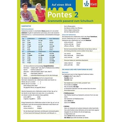 Pontes 02 Grammatik passend zum Schulbuch, Taschenbuch von , Klett Lerntraining bei PONS Langenscheidt GmbH, 978-3-12-926128-6