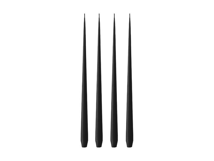 ester & erik Bougie ester & erik Lot de 4 mat Velvet matt black 95, 42 cm