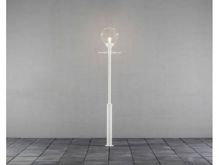Lampe sur mât Orion blanc mat\,