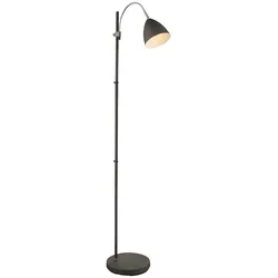 LED Stehlampe Stehleuchte Wohnzimmerlampe Höhenverstellbar Anthrazit H 156 cm