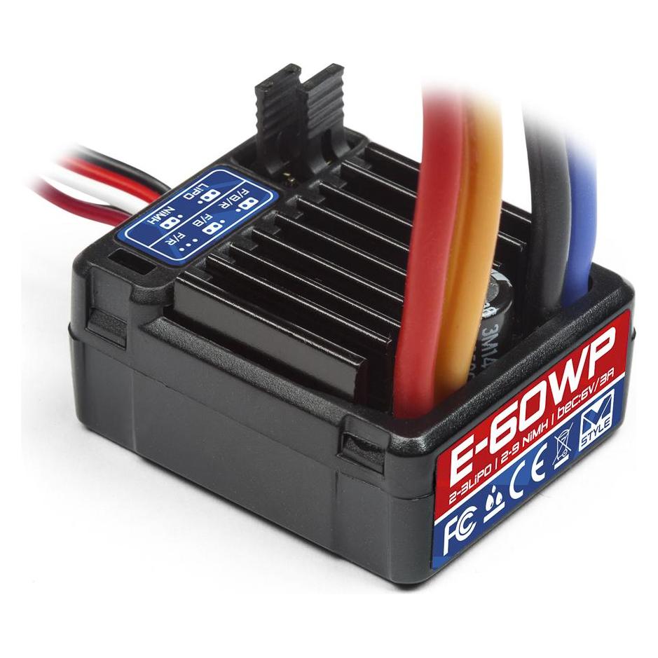 Wittmax E-60WP Waterproof Electronic Speed Control (ESC) (E-60WP)