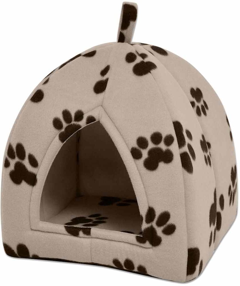 vidaXL Cama cubo para gatos tamaño L beige Beige