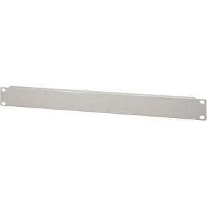 LogiLink Blindpanel PN101G, Metall, 19 Zoll (483 mm), geschlossen, grau, 1HE