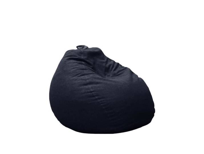 Pouf Poire déhoussable - 120x100 cm - Bananair - Noir Fabriqué en France