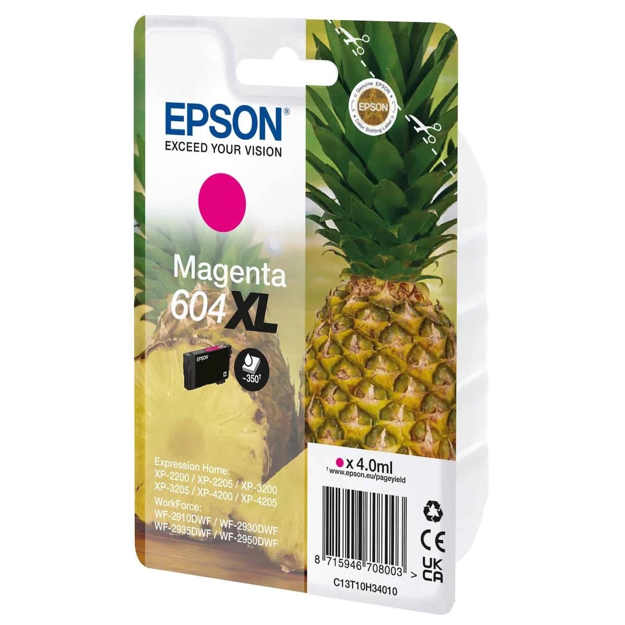 Epson 604XL Originele Inktcartridge Magenta - 4 ml