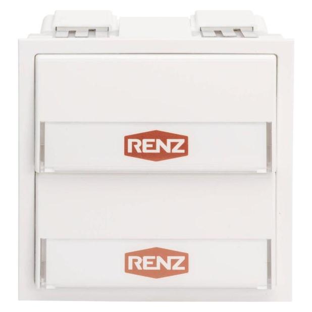 Renz Tastenmodul 97-9-85270 2 Taster weiss (alt: 97-9-85096) (97-9-85270.9016)