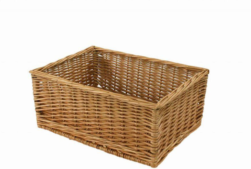 giordanoshop Cesta espositore in vimini rettangolare cm 45x40xh15...